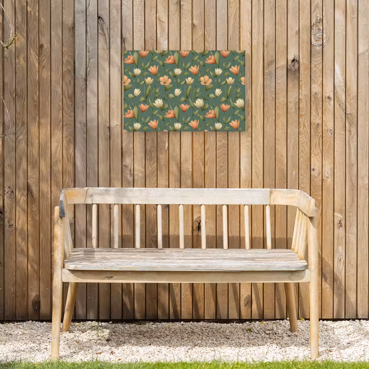 Buiten canvas - Tulpen - Botanisch - Groen — 3