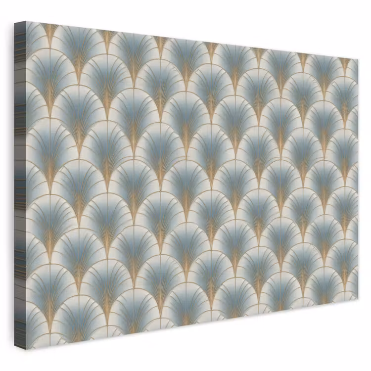 Buiten canvas - Waaier - Klassiek - Blauw — 1