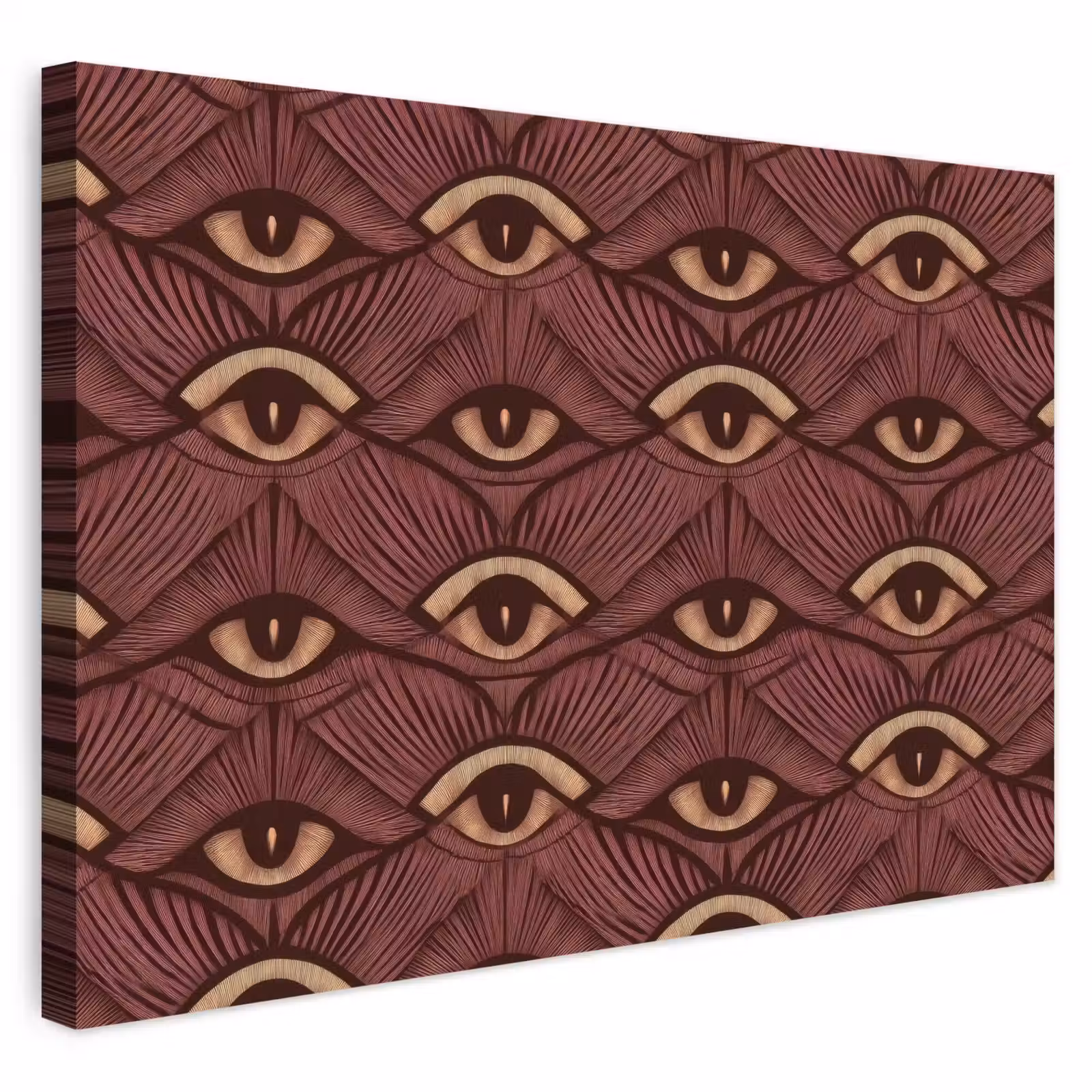 Buiten canvas - Mystiek - Ogen - Bruin — 1