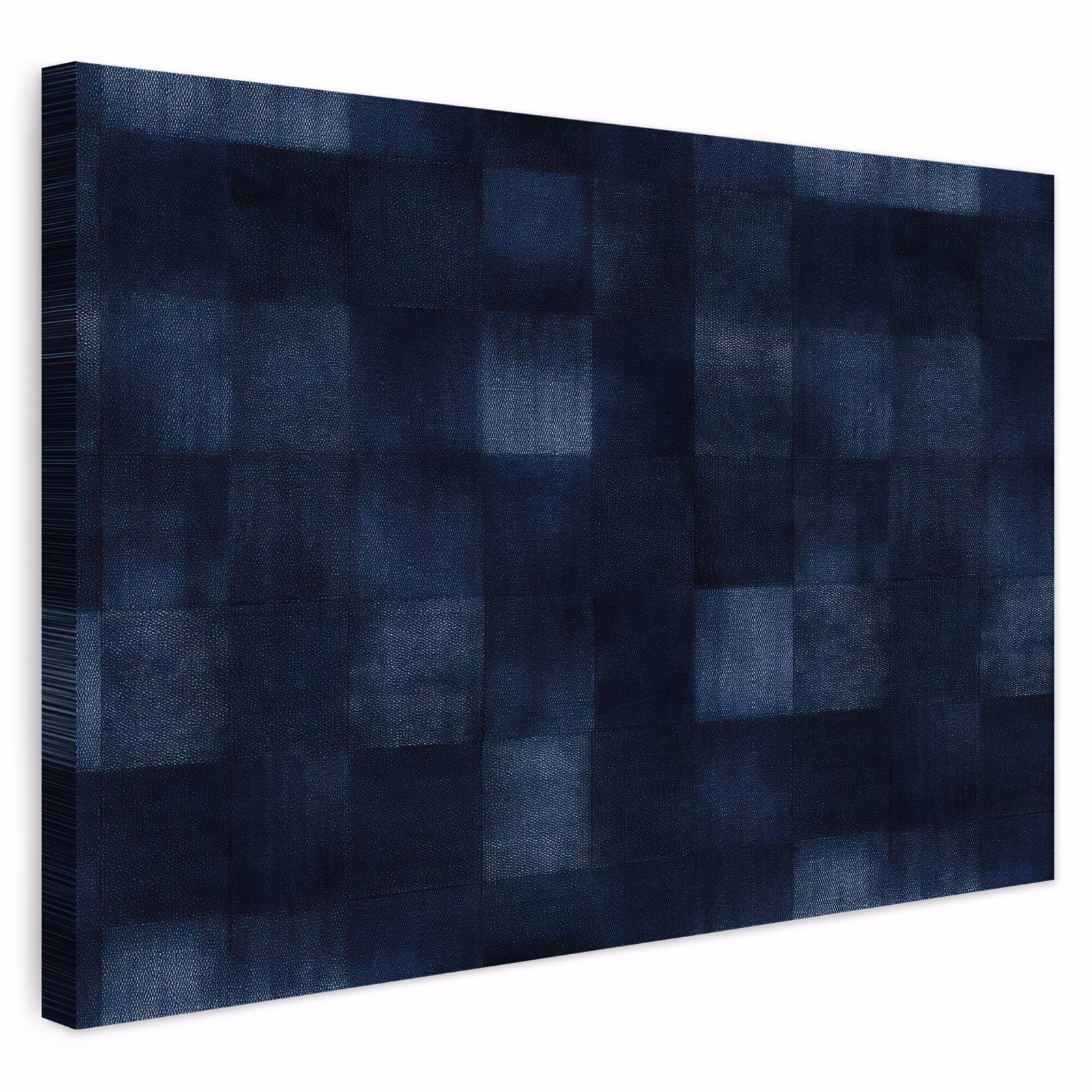 Buiten canvas - Patroon - Ruit - Marineblauw — 1