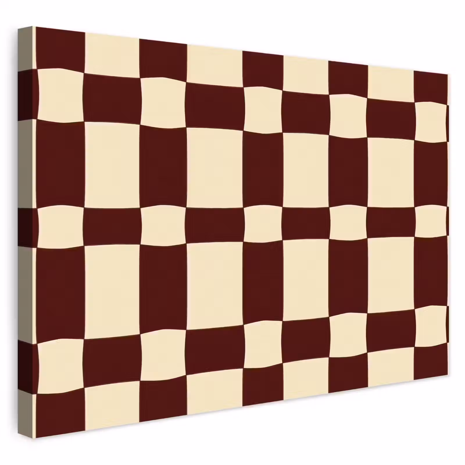 Buiten canvas - Retro - Patroon - Bruin — 1