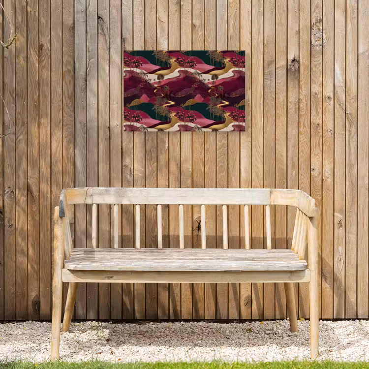 Buiten canvas - Magisch - Palmbomen - Goud — 3