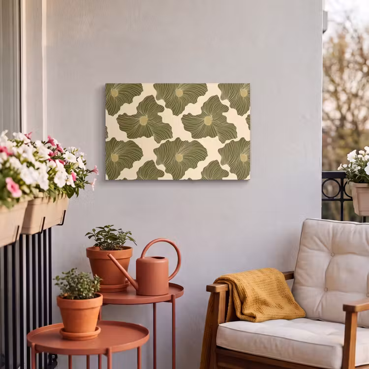 Buiten canvas - Modern - Abstract - Groen — 4