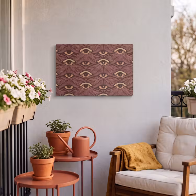 Buiten canvas - Mystiek - Ogen - Bruin — 4