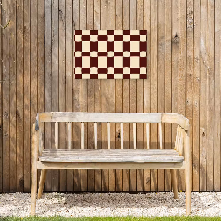 Buiten canvas - Retro - Patroon - Bruin — 3