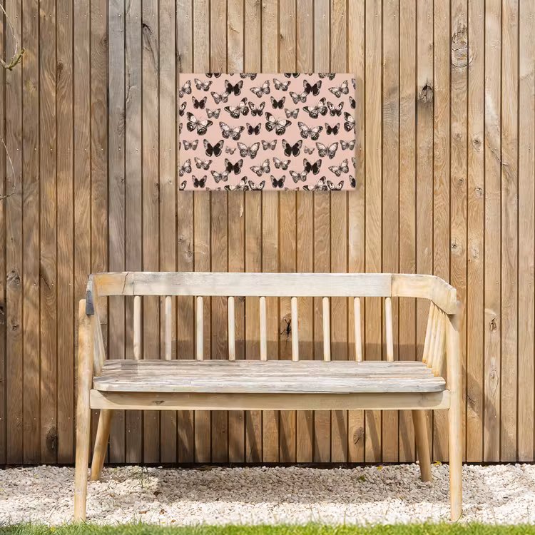 Buiten canvas - Tijdloos - Vlinders - Perzik — 3