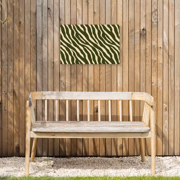 Buiten canvas - Zebra - Patroon - Groen — 3