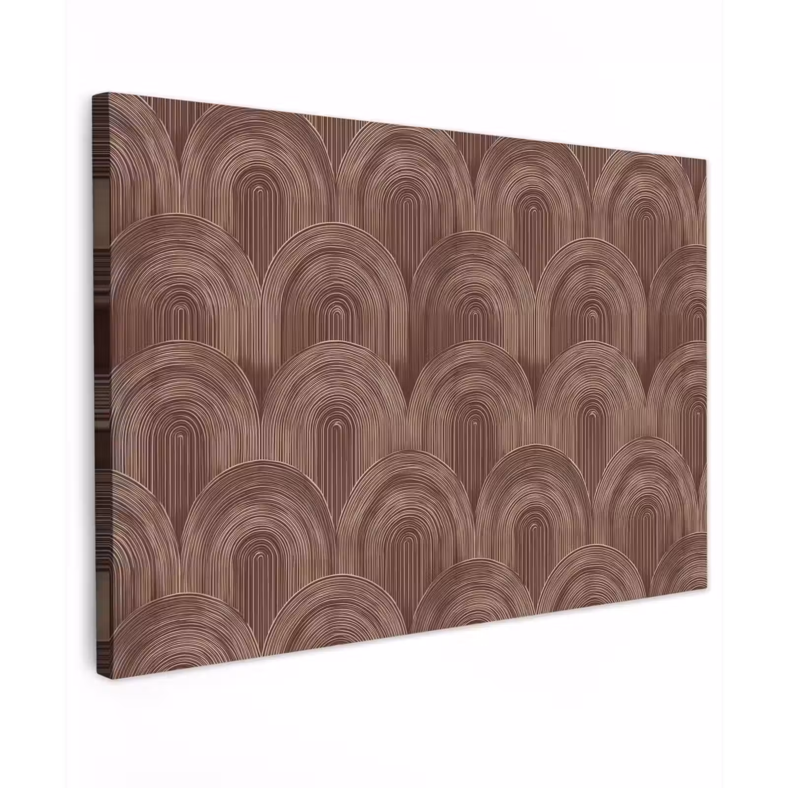 Buiten canvas - Ritmisch - Effect - Bruin — 1