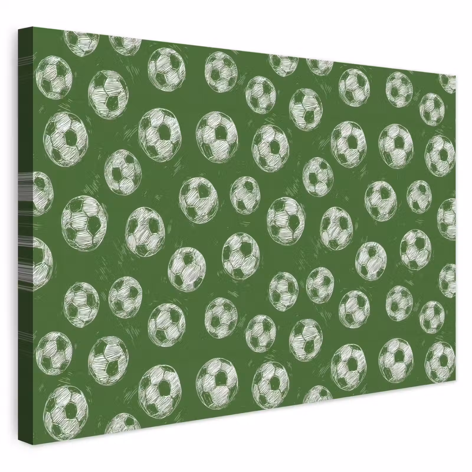 Buiten canvas - Voetbal - Sport - Groen — 1