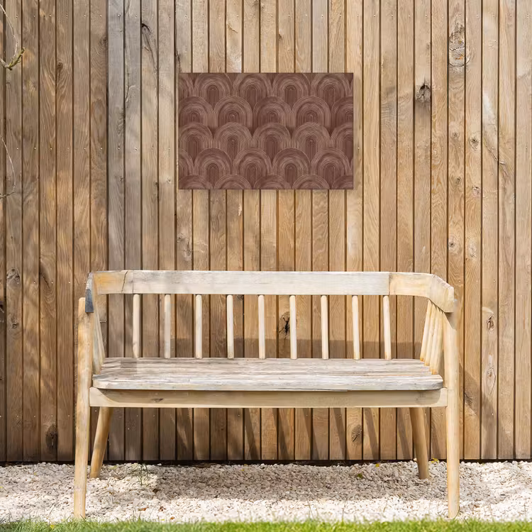 Buiten canvas - Ritmisch - Effect - Bruin — 3