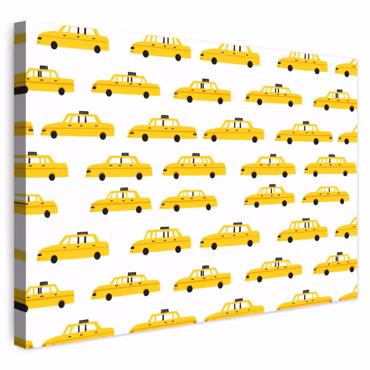 Buiten canvas - Taxi - Iconisch - Geel — 1