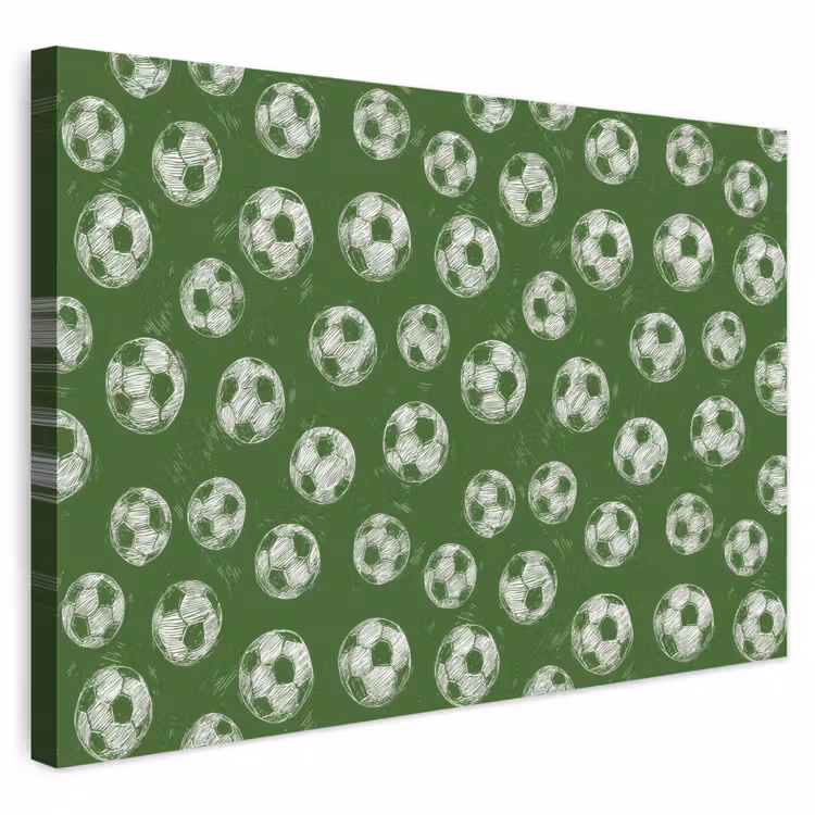 Buiten canvas - Voetbal - Sport - Groen — 1