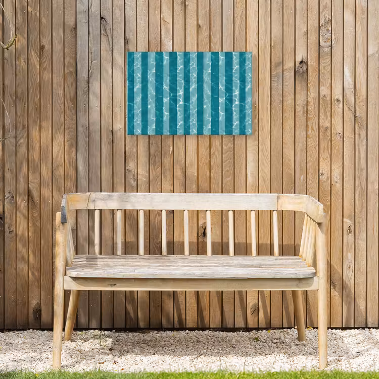 Buiten canvas - Zwembad - Strepen - Groen — 3