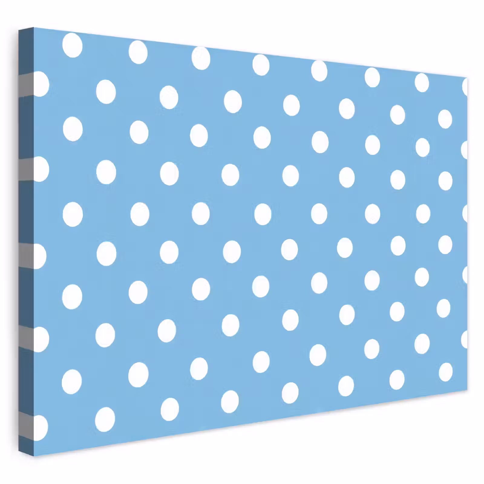 Buiten canvas - Polka - Dots - Blauw — 1
