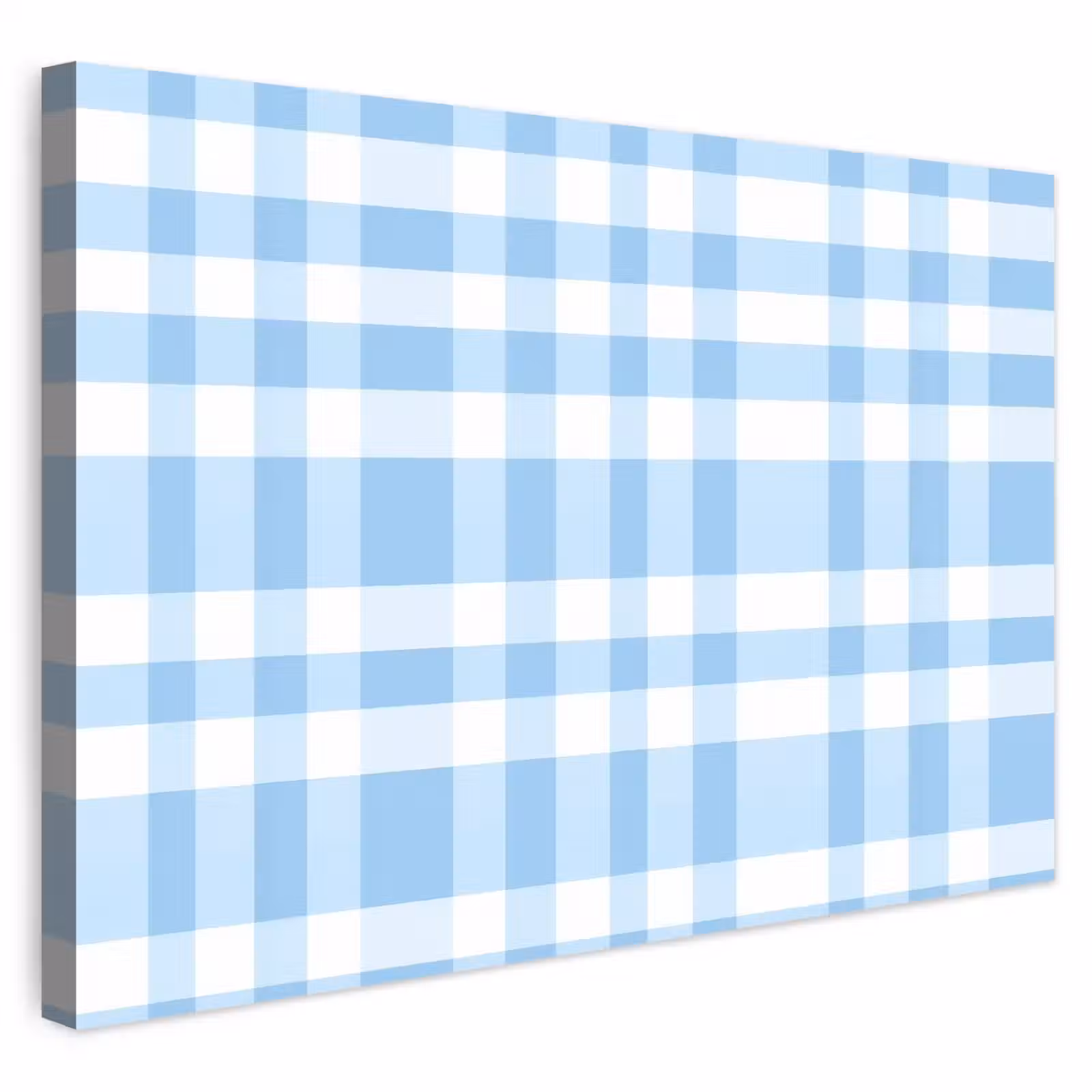 Buiten canvas - Ruit - Patroon - Blauw — 1