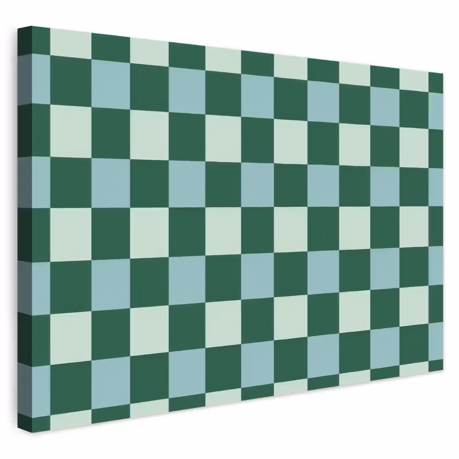 Buiten canvas - Schaakbord - Klassiek - Groen — 1