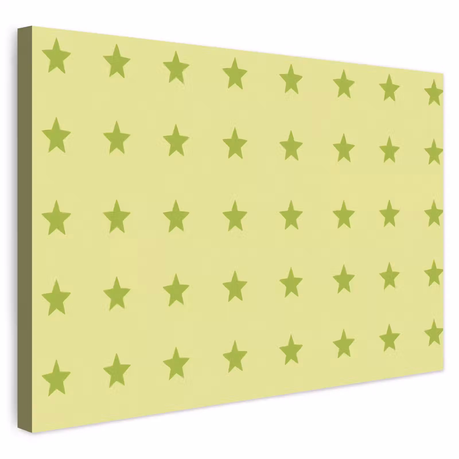 Buiten canvas - Sterren - Patroon - Groen — 1