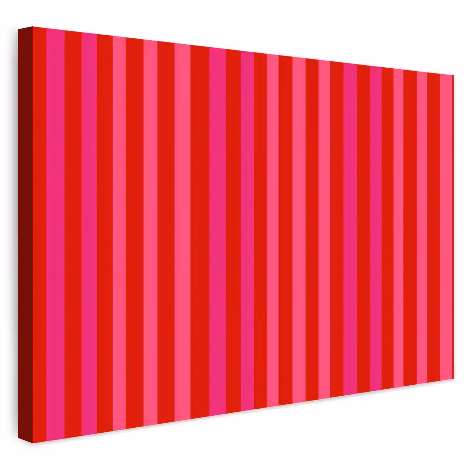 Buiten canvas - Verticaal - Strepen - Roze — 1