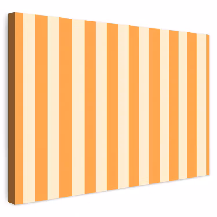 Buiten canvas - Strepen - Patroon - Oranje — 1