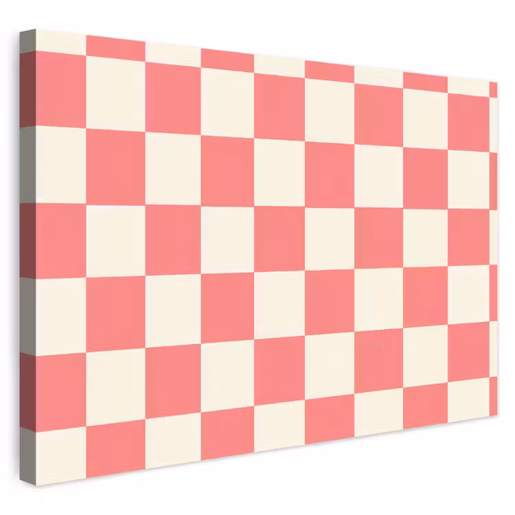 Buiten canvas - Traditioneel - Patroon - Roze — 1