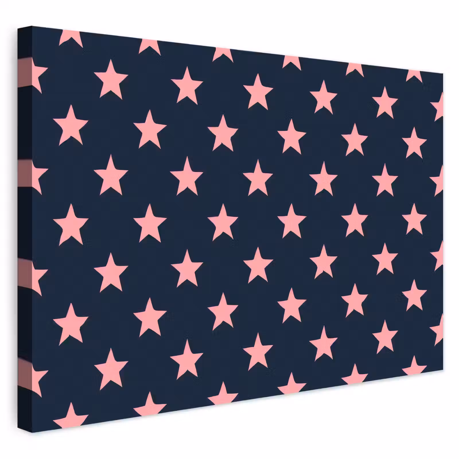 Buiten canvas - Patroon - Sterren - Roze — 1