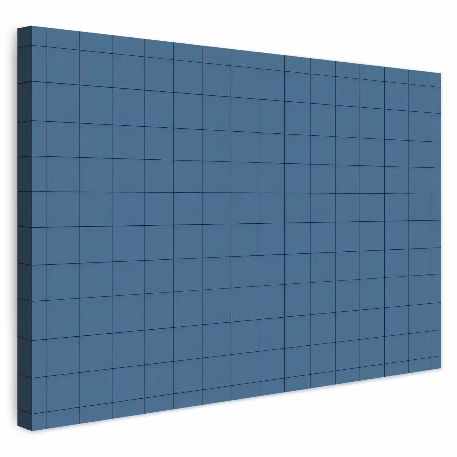 Buiten canvas - Ruiten - Geometrisch - Blauw — 1