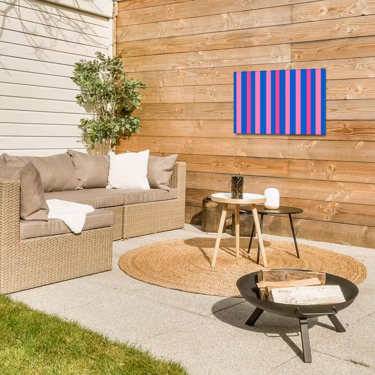 Buiten canvas - Modern - Optisch - Roze — 5