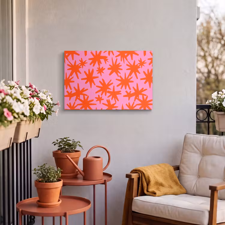 Buiten canvas - Modern - Sterren - Roze — 4