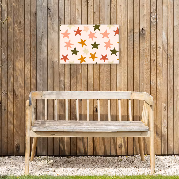 Buiten canvas - Sterren - Patroon - Kleurrijk — 3