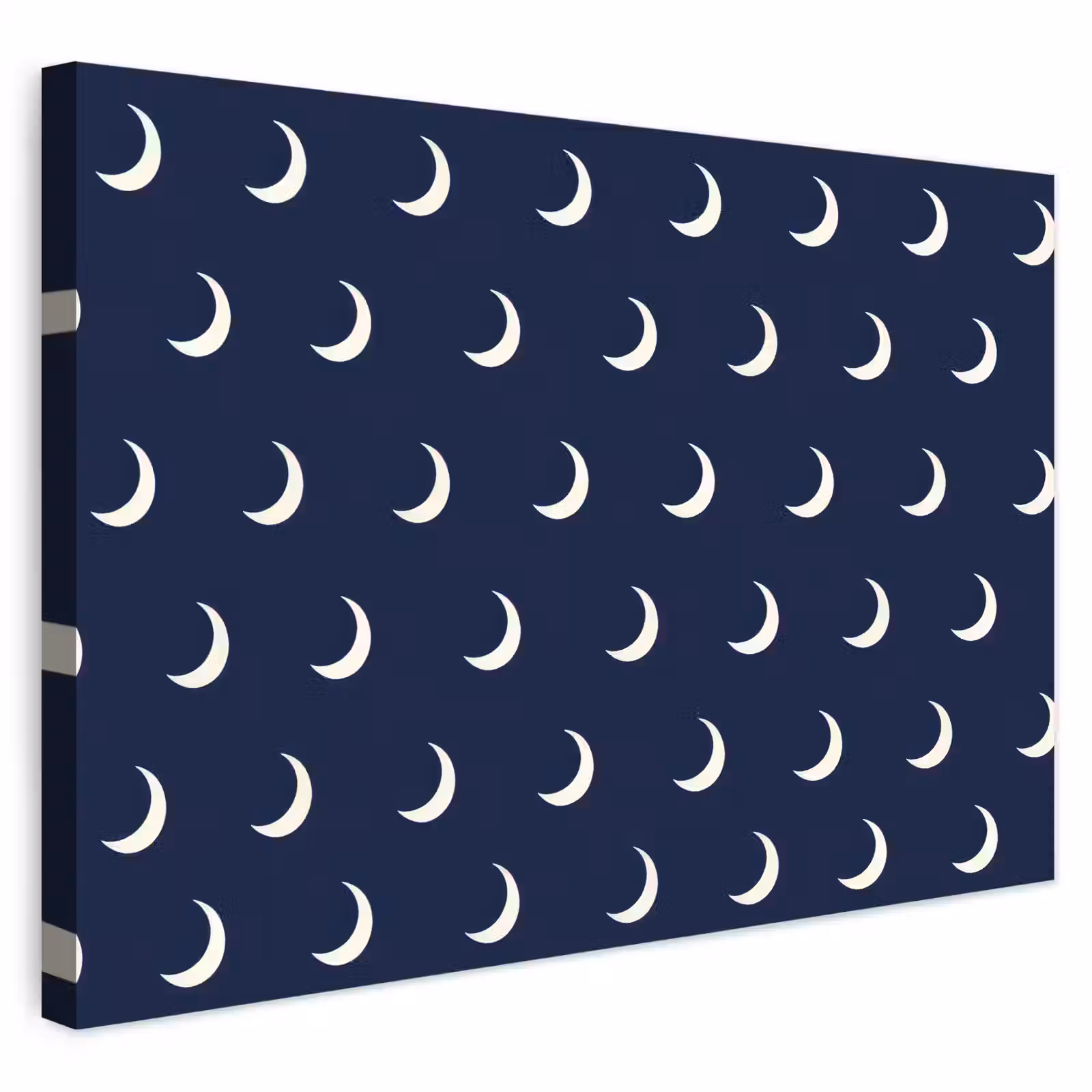 Buiten canvas - Patroon - Manen - Blauw — 1