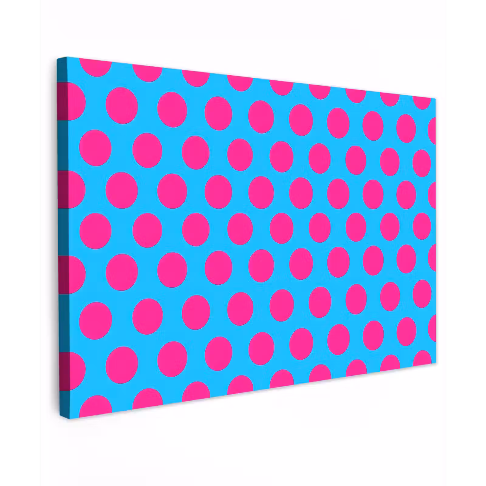 Buiten canvas - Stippen - Klassiek - Roze — 1