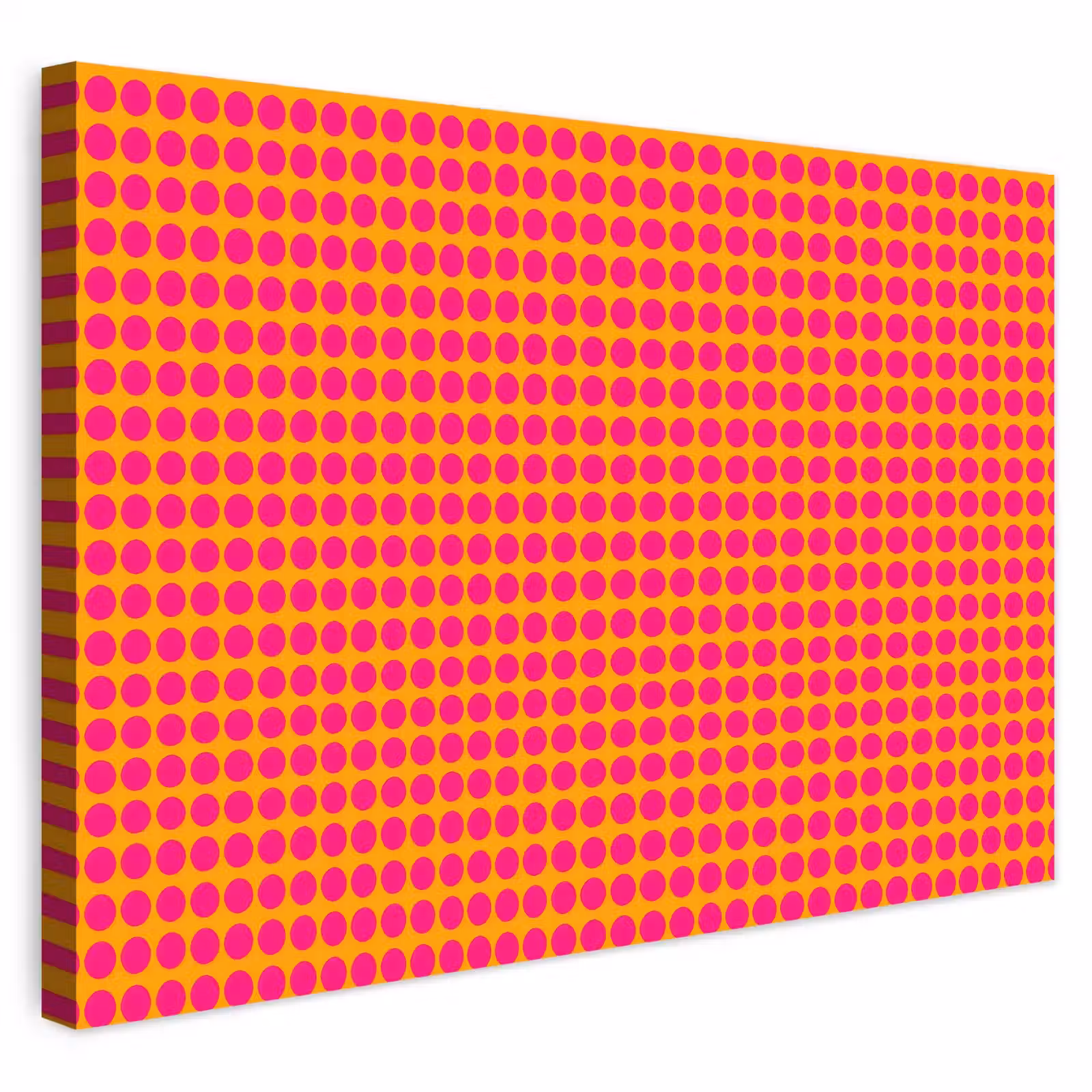 Buiten canvas - Stippen - Patroon - Oranje — 1