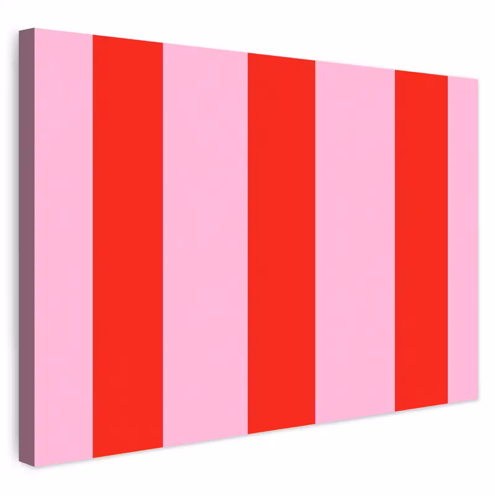 Buiten canvas - Strepen - Klassiek - Roze — 1