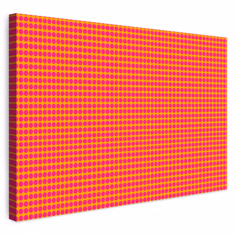 Buiten canvas - Modern - Stippen - Oranje — 1