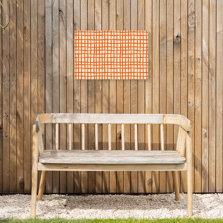 Buiten canvas - Patroon - Lijnen - Oranje — 3