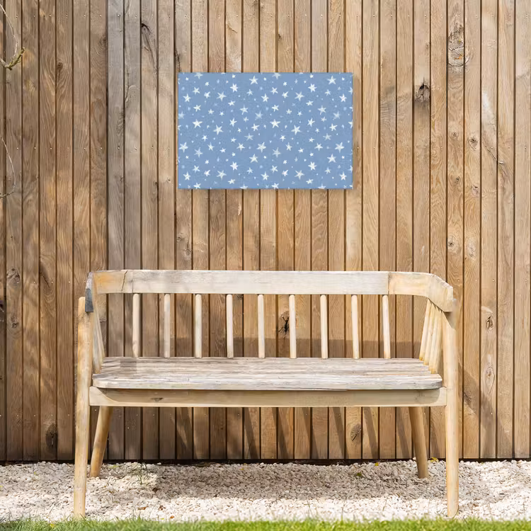 Buiten canvas - Sterretjes - Patroon - Blauw — 3