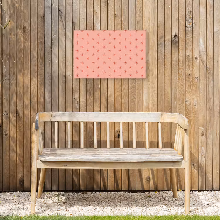 Buiten canvas - Sterretjes - Patroon - Oranje — 3