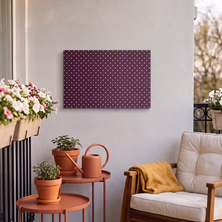 Buiten canvas - Stippen - Modern - Paars — 4