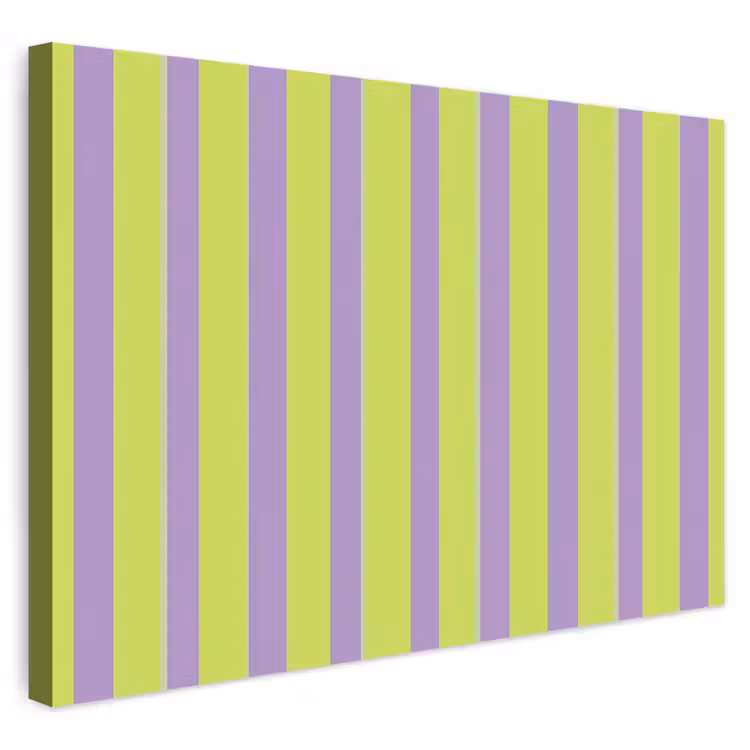 Buiten canvas - Strepen - Patroon - Groen — 1
