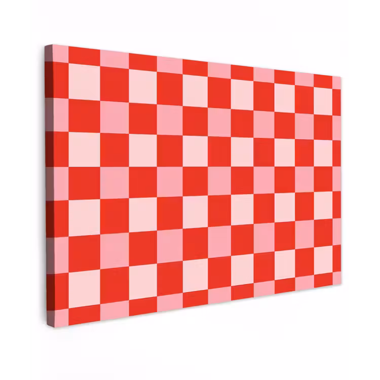 Buiten canvas - Vierkant - Klassiek - Rood — 1