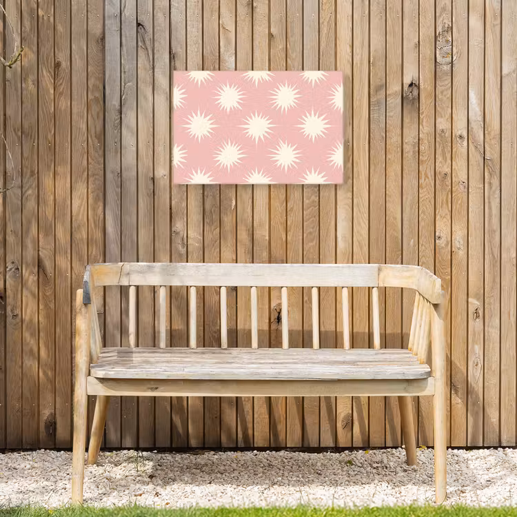 Buiten canvas - Zonnen - Patroon - Roze — 3