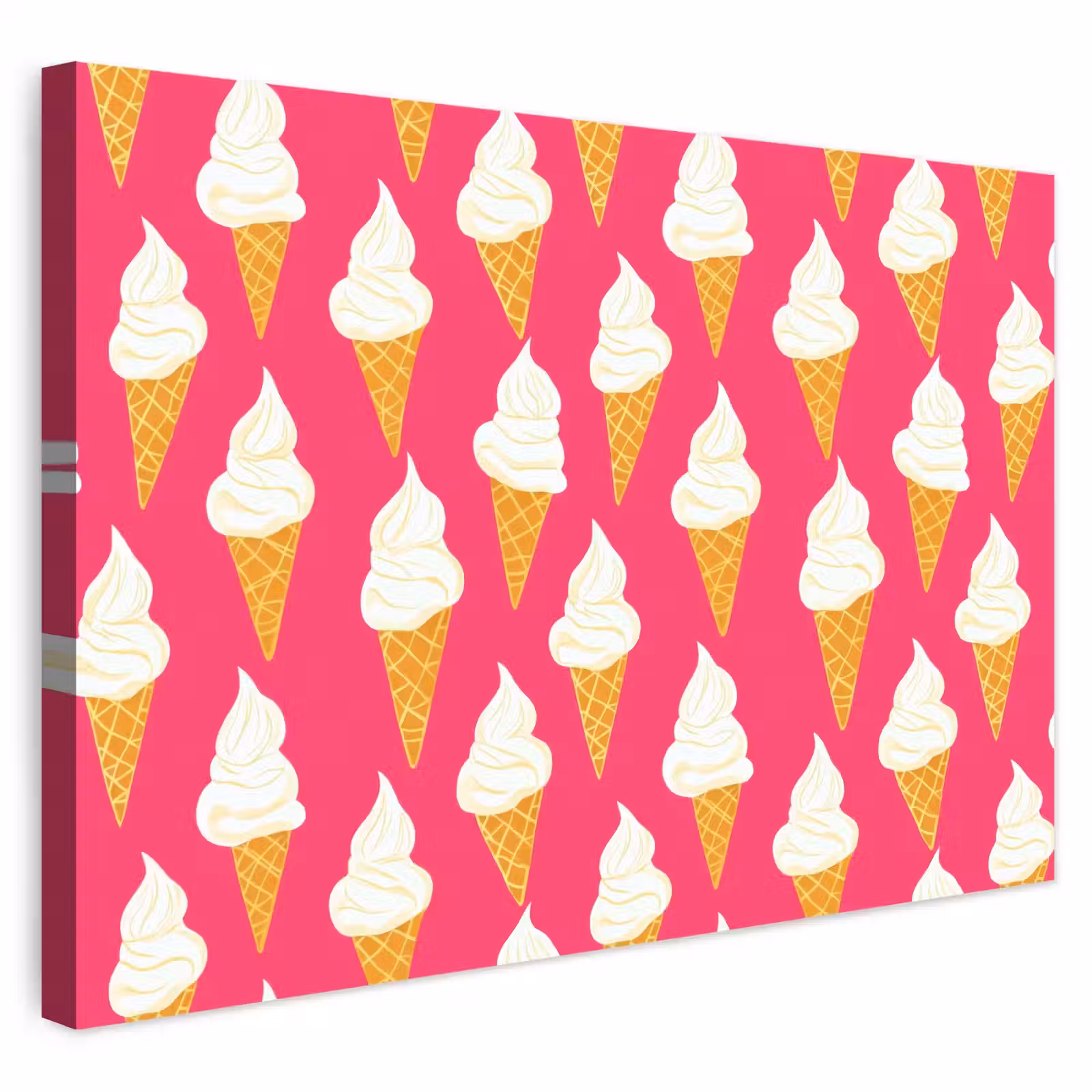 Buiten canvas - Softijs - Horentje - Roze — 1