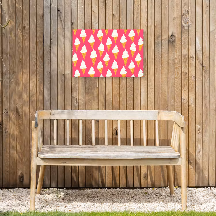 Buiten canvas - Softijs - Horentje - Roze — 3