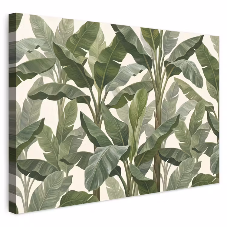 Buiten canvas - Planten - Bladeren - Tropisch - Groen — 1