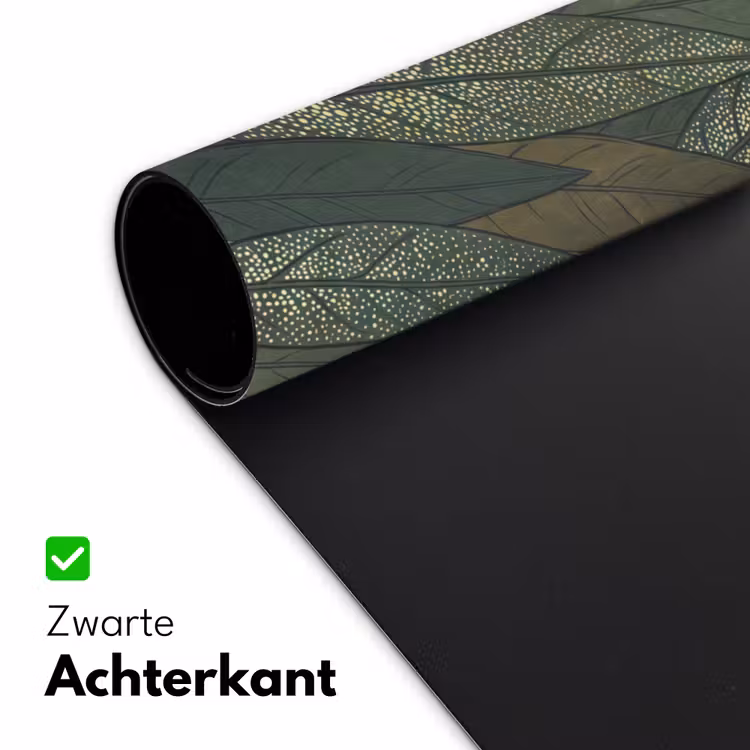 Bureau onderlegger - Bladeren - Patroon - Gestippeld - Natuur - Groen — 5