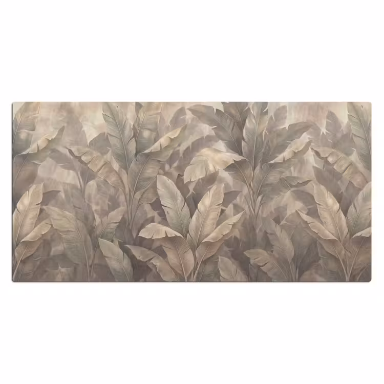 Bureau onderlegger - Bladeren - Tropisch - Natuur - Modern - Beige — 2