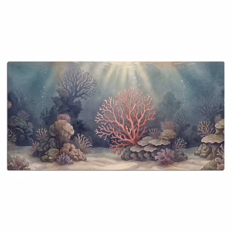 Bureau onderlegger - Koraal - Onderwater - Natuur - Roze — 2