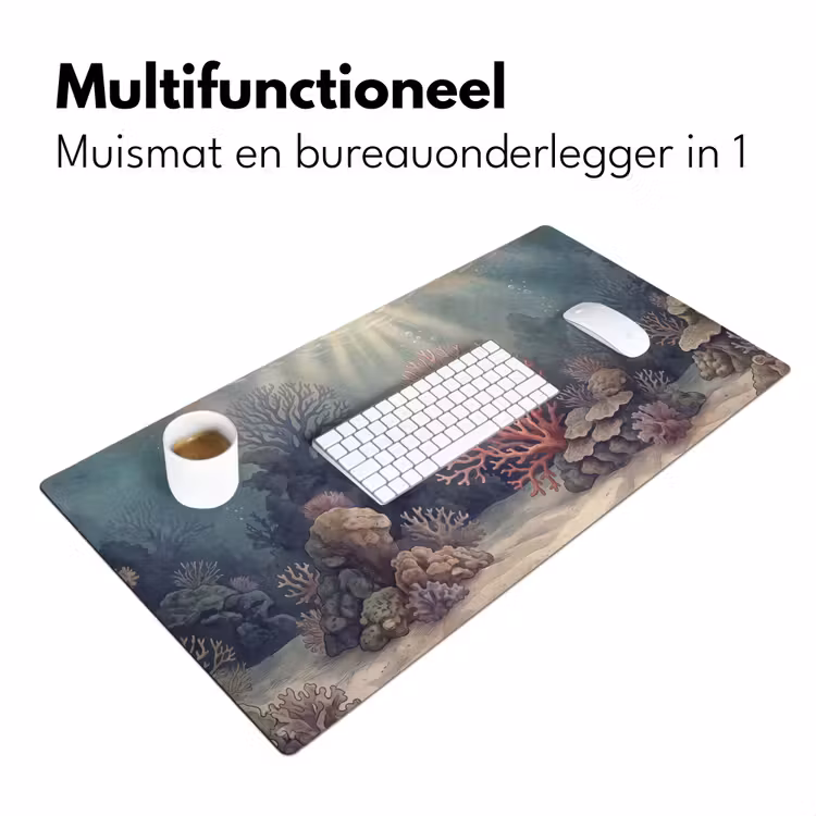 Bureau onderlegger - Koraal - Onderwater - Natuur - Roze — 7
