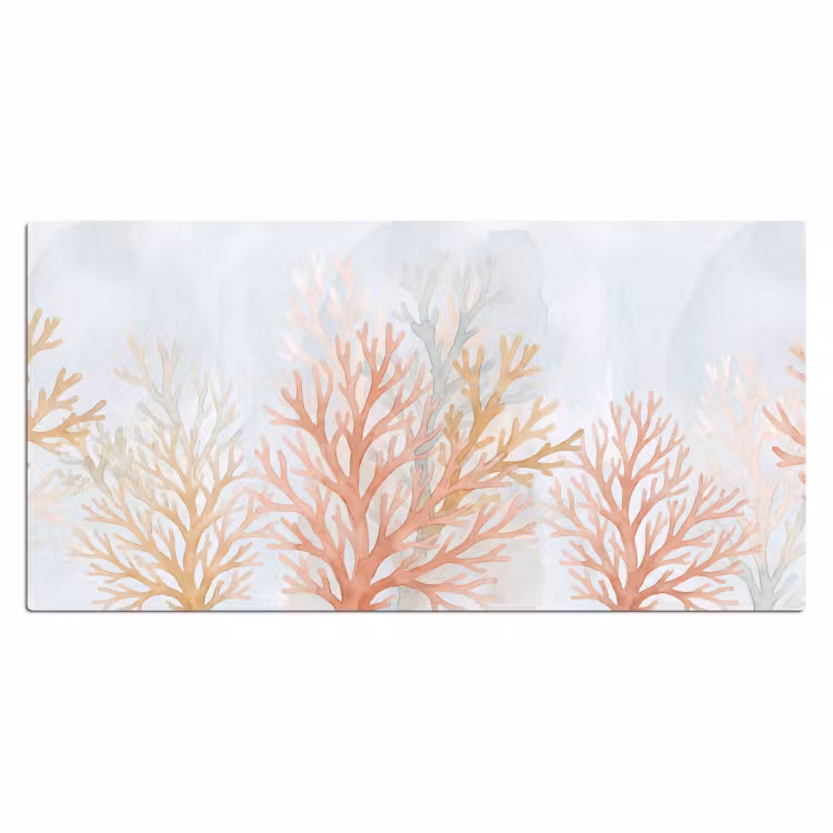 Bureau onderlegger - Natuur - Abstract - Aquarel - Organisch - Warm — 2