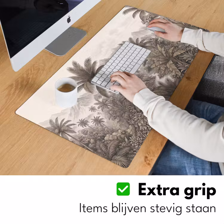 Bureau onderlegger - Natuur - Bergen - Rivier - Tropisch - Vintage — 6